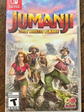 Nintendo Switch Jumanji The Video Game - Red, Gold, Green Characters